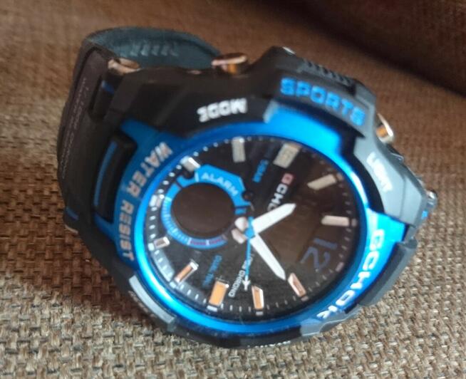 G-chok WR 5 Bar analogowo cyfrowy podświetlany 3rodzaje