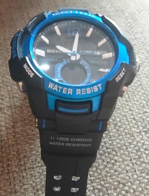 G-chok WR 5 Bar analogowo cyfrowy podświetlany 3rodzaje