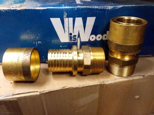 TECE fi40 kształtki przejścia z fi40 na 1 1/4KOLANO 40X40 MM