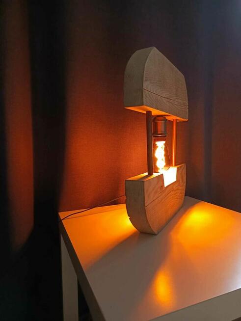 Rękodzieło Lampa hand made loft