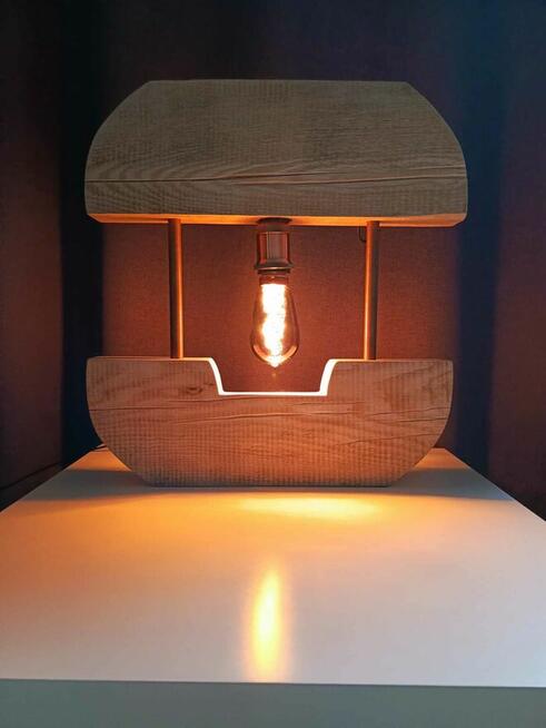 Rękodzieło Lampa hand made loft