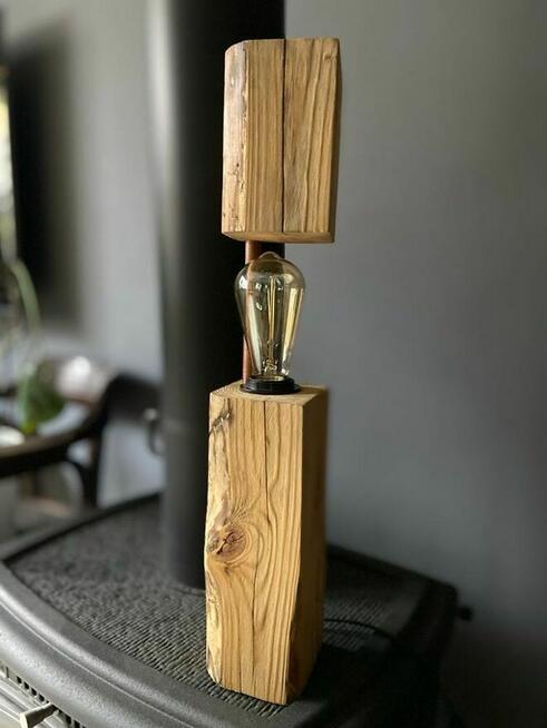 Rękodzieło Lampa hand made loft