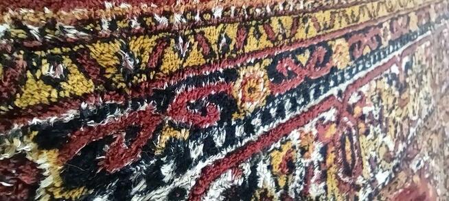 Kobierzec prastary Tapiceria wzór niezwykły gratis wysyłka