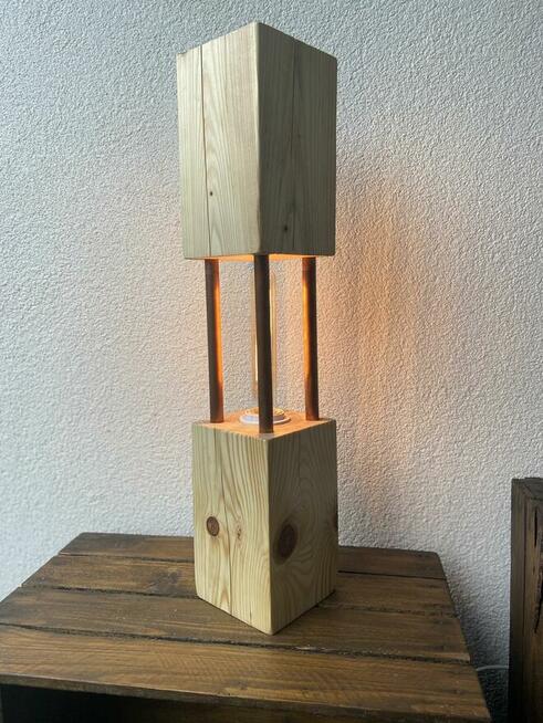 Rękodzieło Lampa hand made loft