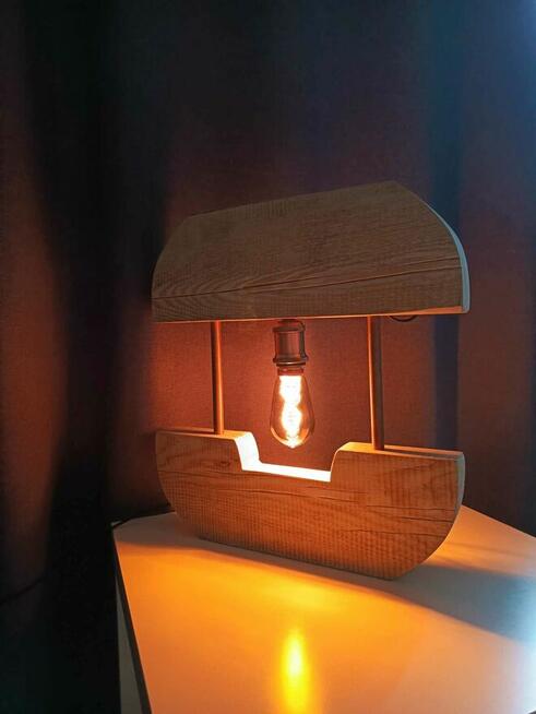 Rękodzieło Lampa hand made loft