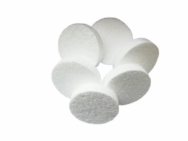 Zaślepki styropianowe Białe 1050szt