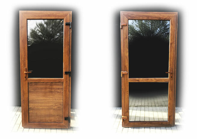 Nowe drzwi plastikowe od reki 110x210