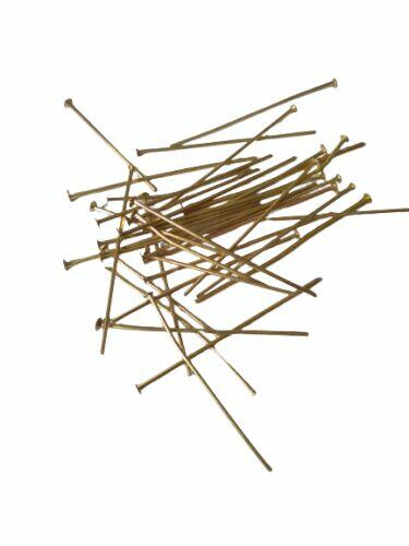 Druciki do łączenia kryształków. Dł. 3.5 cm, kolor złoto.