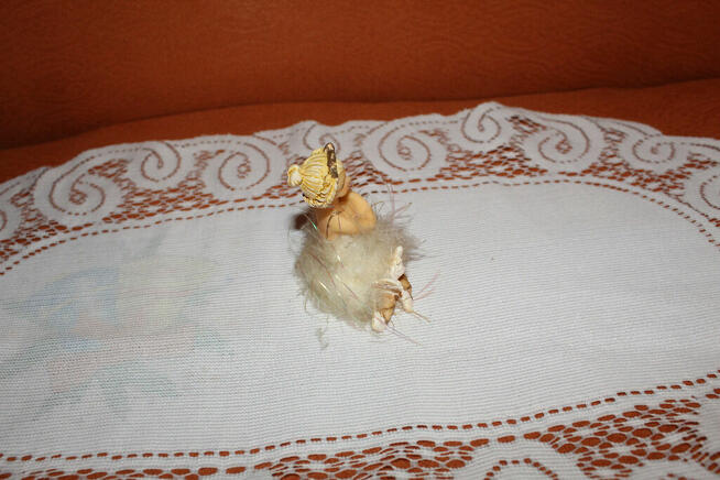 Figurka siedząca baletnica PRL