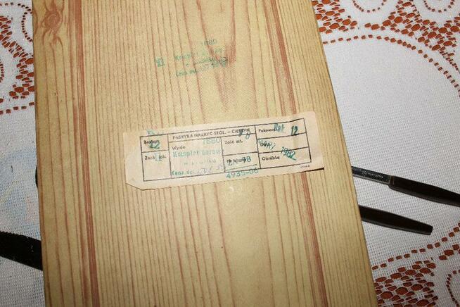 Komplet barowy w pudełku Cieszyn 1982 rok PRL