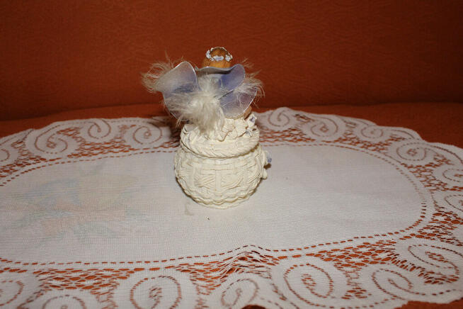 Pudełko aniołek PRL