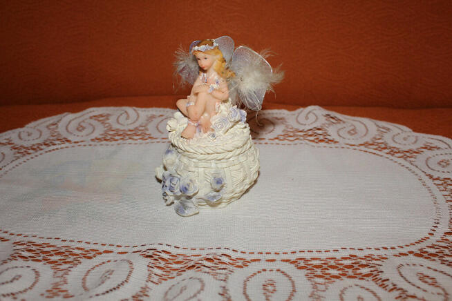 Pudełko aniołek PRL