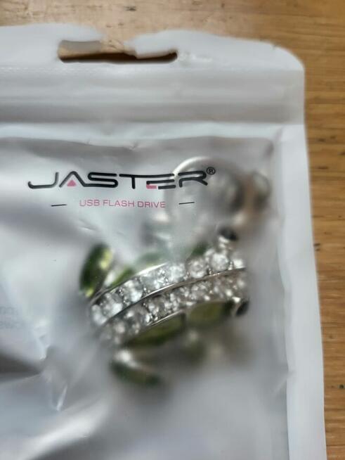 JASTER metalowa żaba kryształowa pamięć USB Pendrive 4GB 2.0