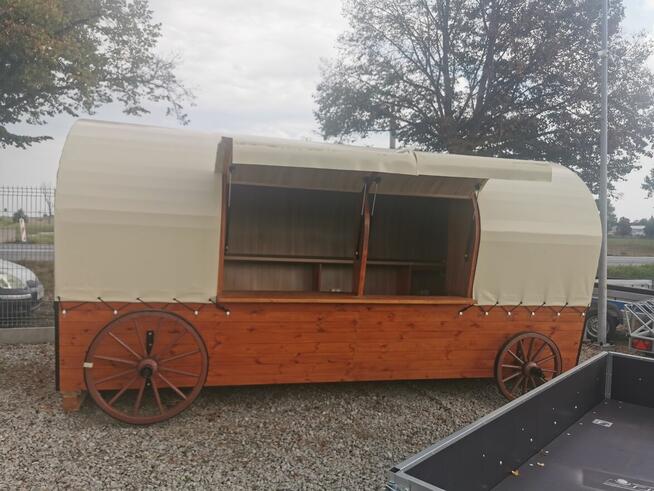 Nowa Przyczepa Wóz gastronomiczny 5 mb x 2 mb