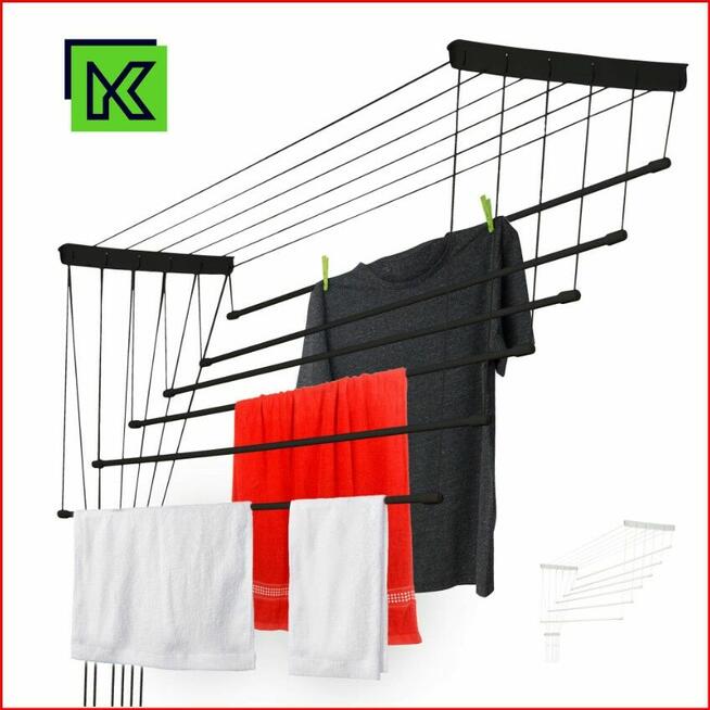 Suszarka sufitowa do ubrań- różne rodzaje-montaż suszarek.