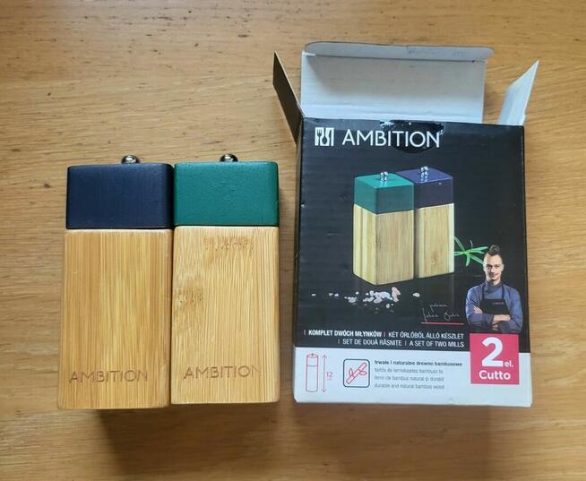 Komplet dwóch młynków Ambition BK0521 wielokolorowy Wrocław