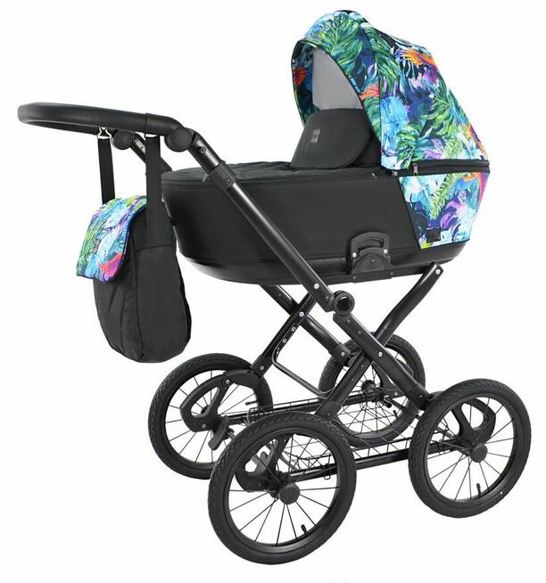 Wózek Dziecięcy Cavo Retro 2w1 + Adaptery Maxi Cosi Cybex