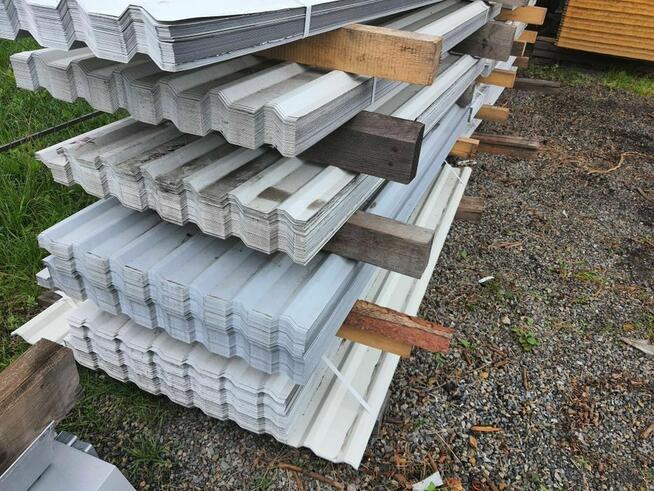 Blacha profilowana trapezowa Dach, Garaż, Wiata, Dom, Biała