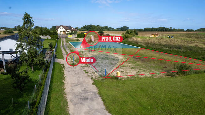 Działka z przyłączami i pozwoleniem na budowę!