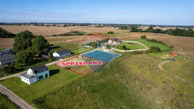 Działka z przyłączami i pozwoleniem na budowę!