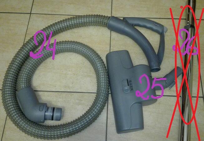 Zelmer Syrius 1600 typ.1600.3.K14H T-odkurzacz /części !