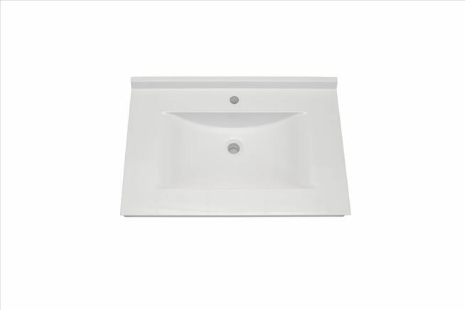 Umywalka wpuszczana w blat, prostokątna, 78x50 cm