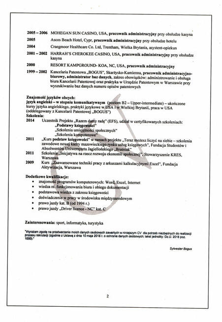 Szukam pracy biurowej