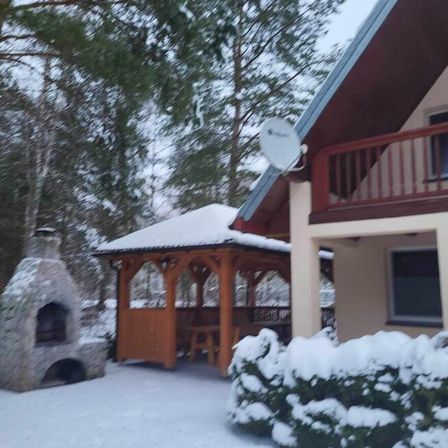 Mazury, dom letniskowy nad jeziorem Marksoby