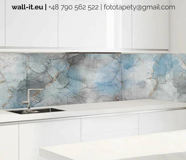 Panel miedzy szafki w kuchni zamiast płytek