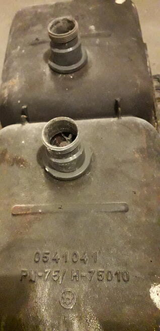 Zlewozmywak żeliwny dwukomorowy PRL Sygnowany Vintage