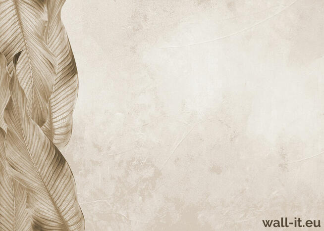 Fototapeta do pokoju TAPETY LIŚCIE BANANOWCA tropikalne