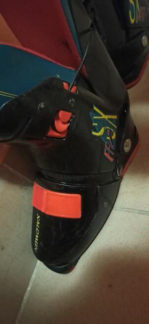 Narty zjazdowe Atomic i buty Salomon