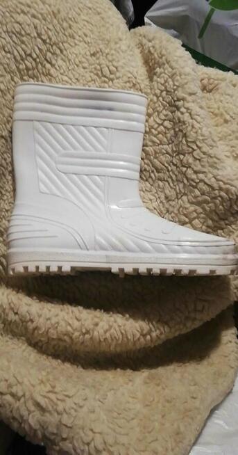 Buty robocze gumowce białe rozm. 38