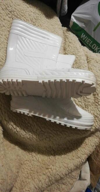 Buty robocze gumowce białe rozm. 38