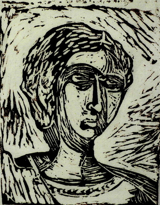 Grafiki: linoryty, rysunki, różne tematy, Renata Bulicz (W.)