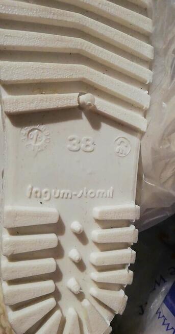 Buty robocze gumowce białe rozm. 38