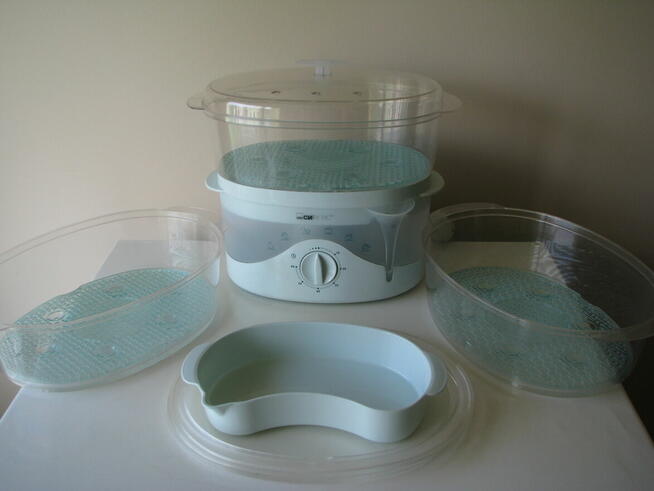 Parowar Clatronic DG3235 gotowanie na parze 3 poziomowy