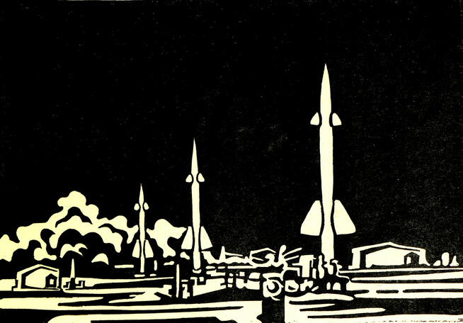 Grafiki: linoryty, rysunki, różne tematy, Renata Bulicz (W.)