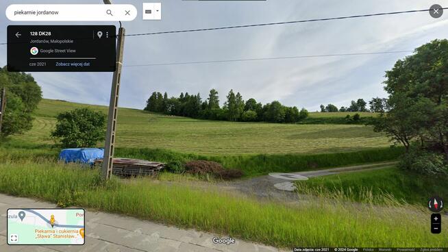 Widokowa działka Jordanow pow.suski