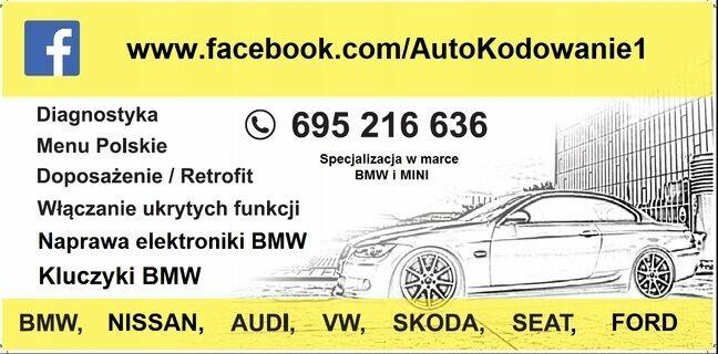 Licznik BMW zerowanie czyszczenie przygotowanie pod VIN