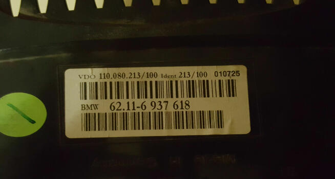 Licznik BMW E60 E61 diesel pod VIN auta 6958600
