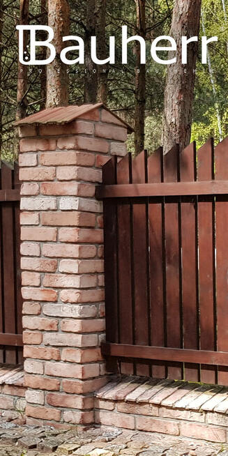 Cegła elewacyjna płytki elewacyjne retro czerwone łososiowe