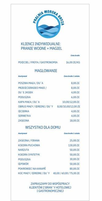Pralnia Morska Bryza - Profesjonalne Usługi Prania i Mag