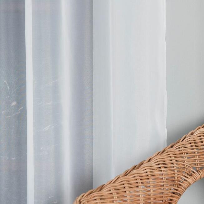 Gotowe firany na przelotkach 140x230 cm, firana z woalu