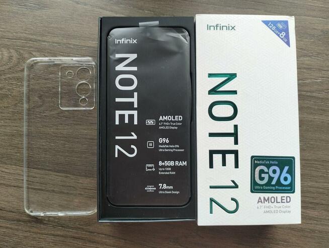 Smartfon INFINIX NOTE 12 128/8GB na gwarancji