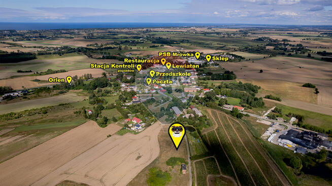 Działka z pozwoleniem na budowę - 6 km od morza!