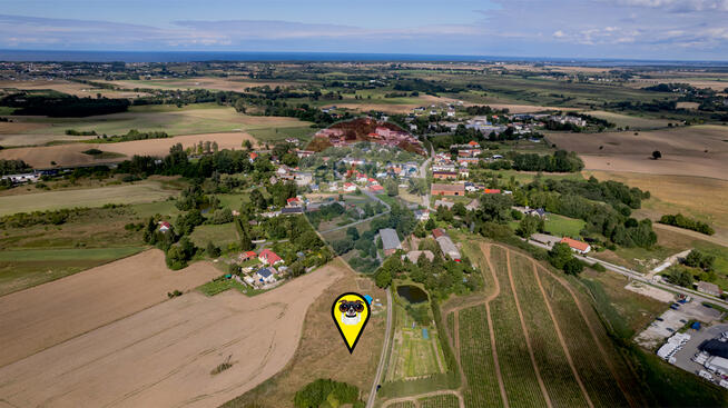 Działka z pozwoleniem na budowę - 6 km od morza!