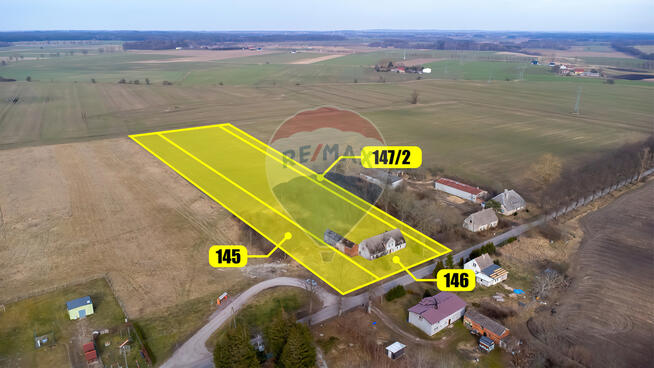 Duża działka z potencjałem inwestycyjnym!