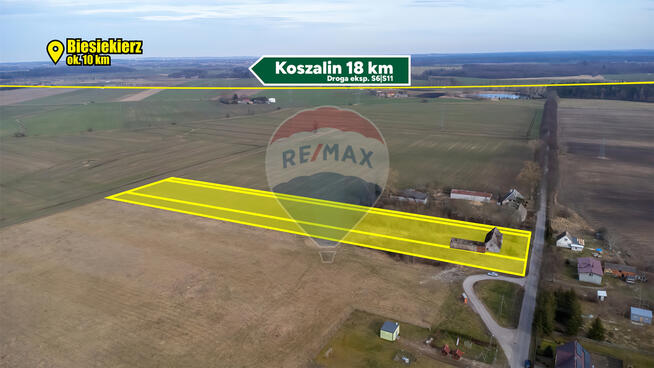 Duża działka z potencjałem inwestycyjnym!