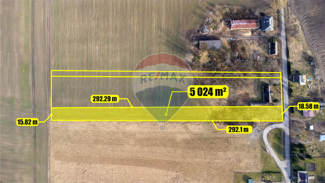 Duża działka z potencjałem inwestycyjnym!